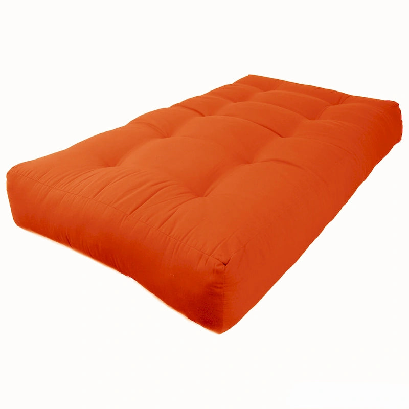 Futonmatras van 7 inch dik keperweefsel (eenpersoons-, tweepersoons- of queensize)