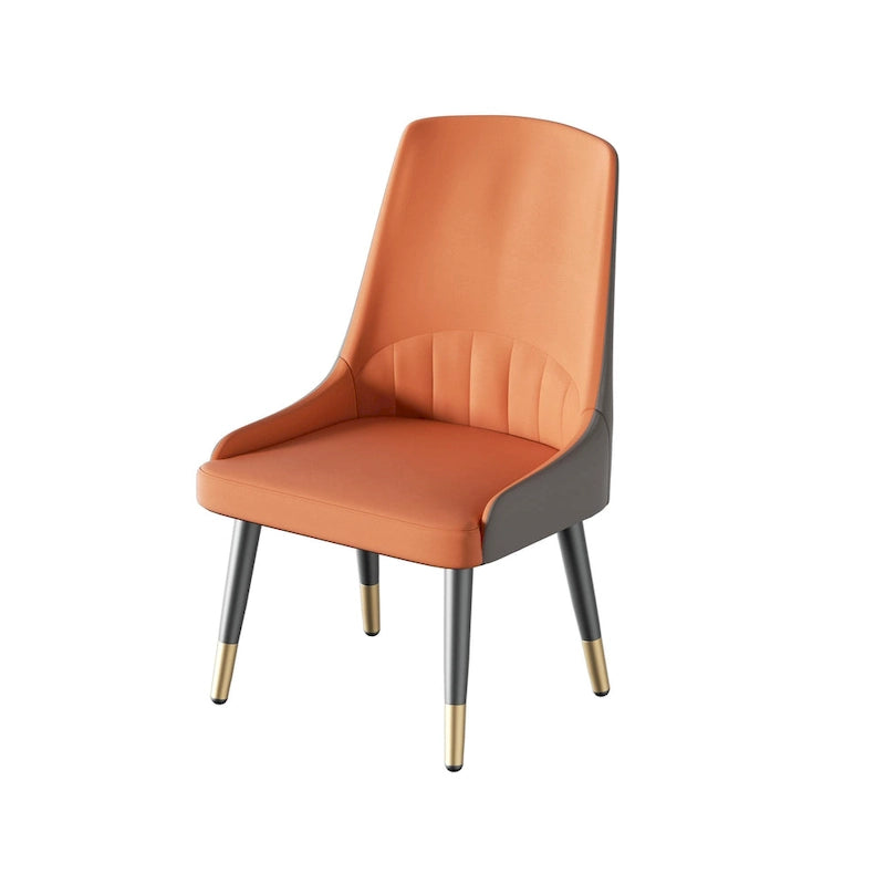 2 darabos modern bőr étkezőszék – 18x19.7x32.3 hüvelyk