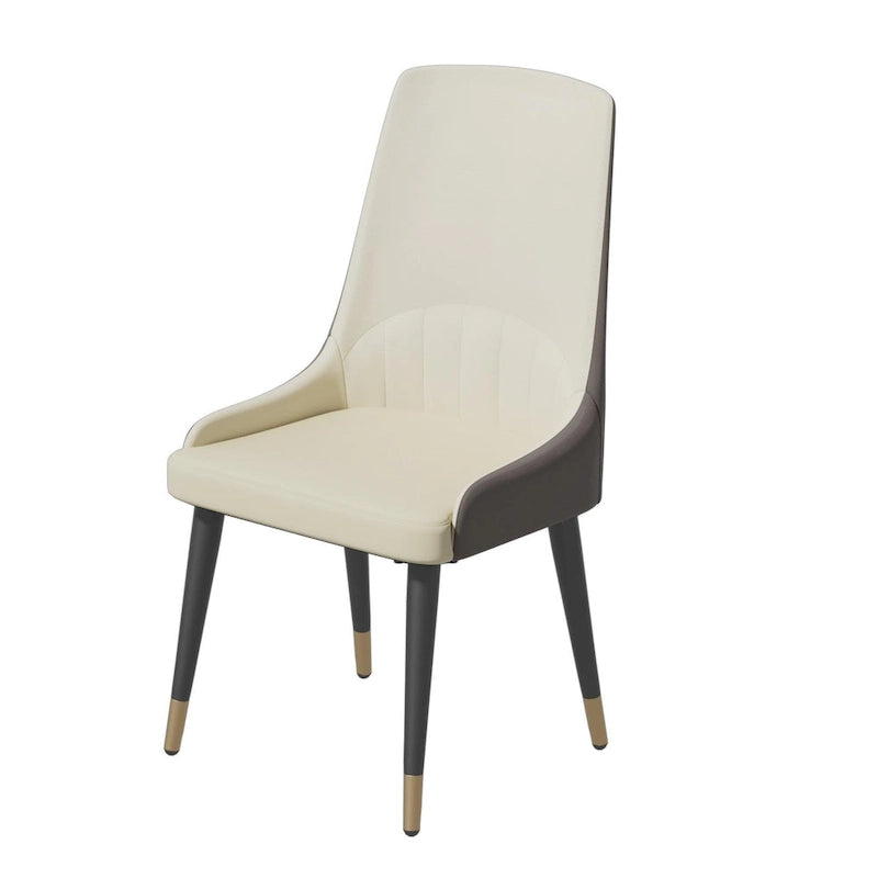 2 darabos modern bőr étkezőszék – 18x19.7x32.3 hüvelyk