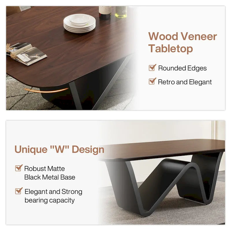 79 Modern Dining Table for 8 Rectangle Dining Table, Luxury White & Gold Kitchen Table with Sintered Stone