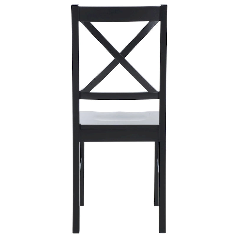 SAFAVIEH Concetta Esszimmerstuhl in Weiß/Natur – 17.5 W x 19.5 L x 37 H – 18W x 20D x 37H