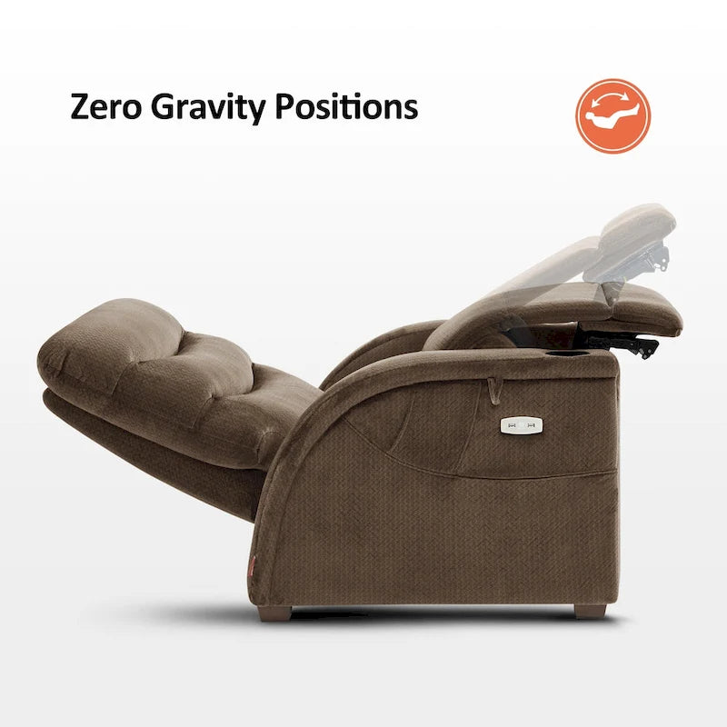 MCombo Power Zero Gravity relaxfotel állítható fejtámlával nappaliba, szövet, ZG334