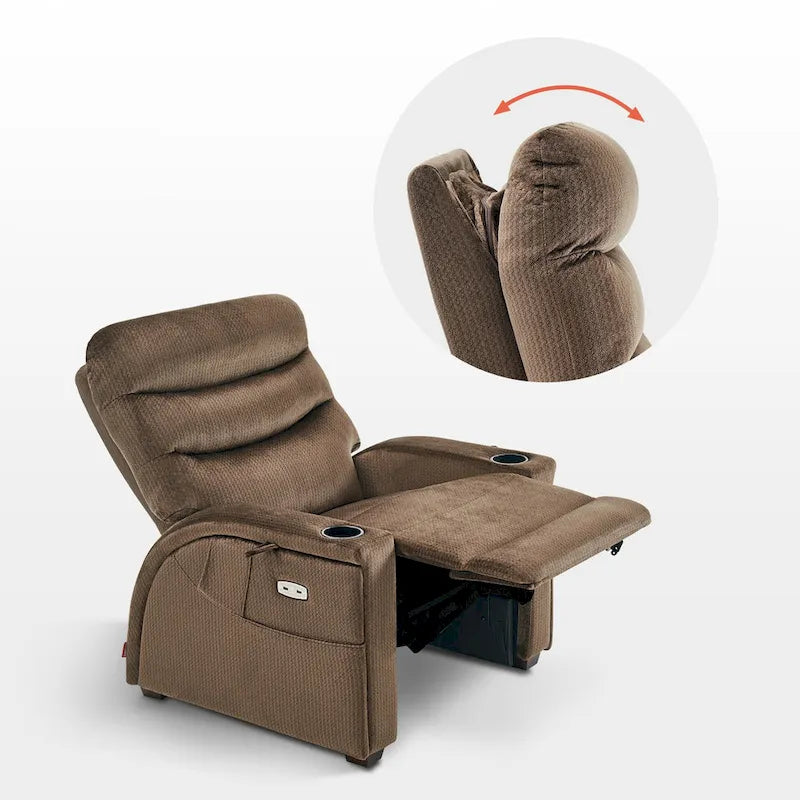 MCombo Power Zero Gravity relaxfotel állítható fejtámlával nappaliba, szövet, ZG334