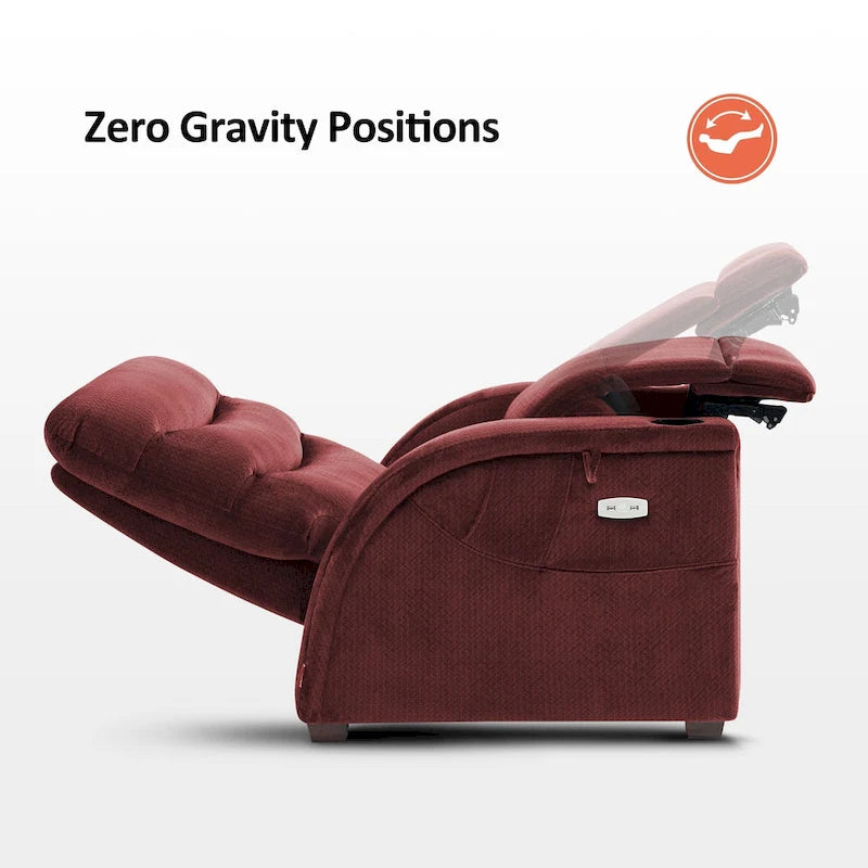 MCombo Power Zero Gravity relaxfotel állítható fejtámlával nappaliba, szövet, ZG334