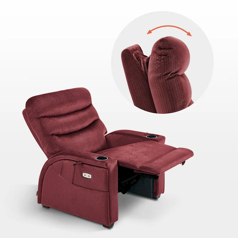 MCombo Power Zero Gravity relaxfotel állítható fejtámlával nappaliba, szövet, ZG334