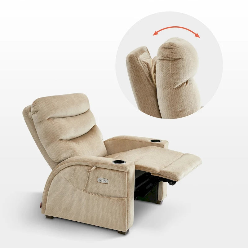 MCombo Power Zero Gravity relaxfotel állítható fejtámlával nappaliba, szövet, ZG334