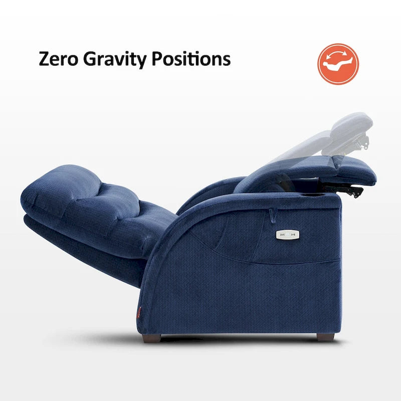 MCombo Power Zero Gravity relaxfotel állítható fejtámlával nappaliba, szövet, ZG334