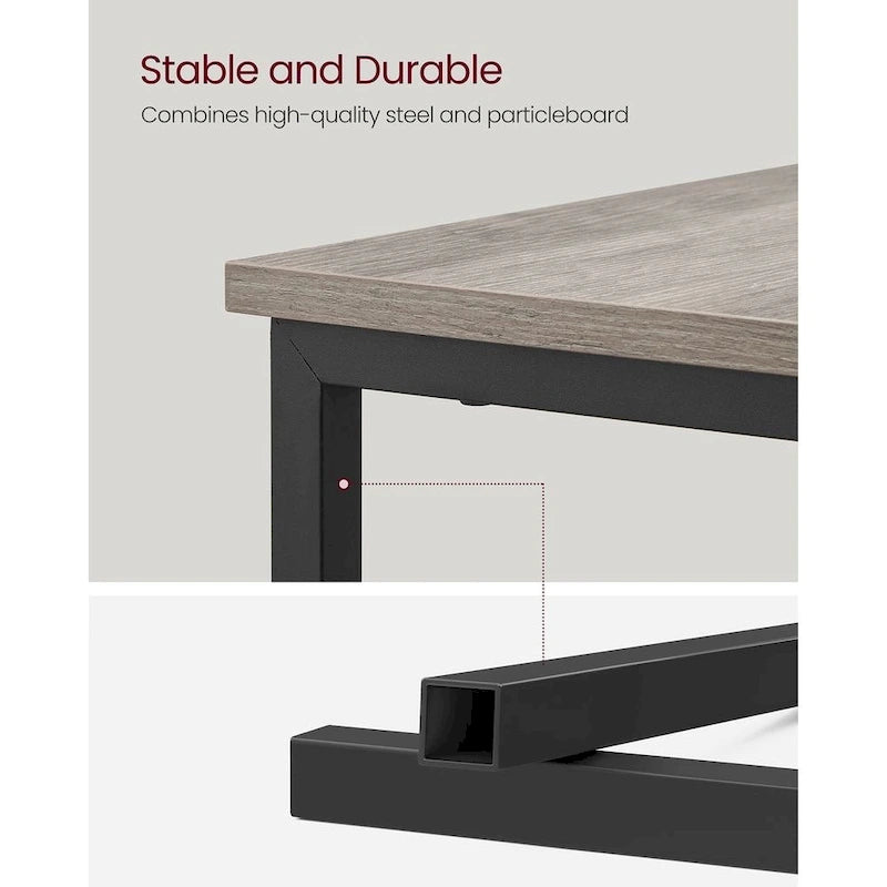 Table d’appoint fine avec 2 tiroirs, table de chevet avec 2 étagères ouvertes et station de recharge pour le salon ou la chambre
