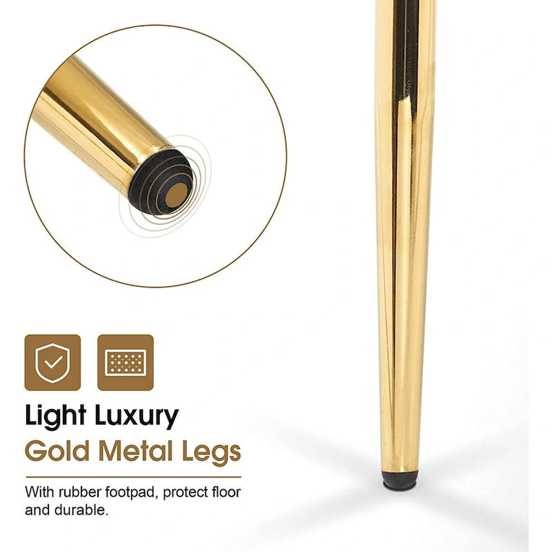Ivinta 2er-Set Zimmerstühle mit geknöpfter Rückenlehne