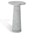 SAFAVIEH Couture Jose runder Marmortisch als Akzenttisch – 10Wx10Dx18H