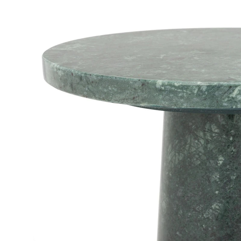 SAFAVIEH Couture Jose runder Marmortisch als Akzenttisch – 10Wx10Dx18H