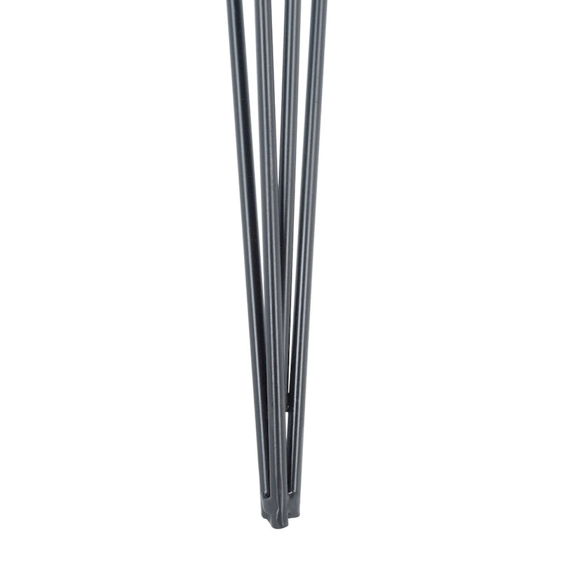 Tavolino laterale laccato bianco/nero SAFAVIEH Luann - 19.6 x 19.6 x 23.6 - 20Wx20Dx24H