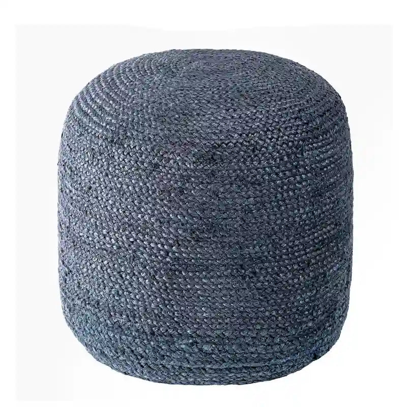 Pouf ottoman tressé en jute naturel Bristol de Nuloom