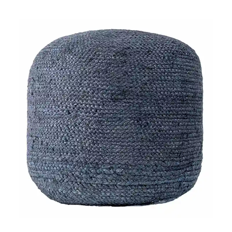 Pouf ottoman tressé en jute naturel Bristol de Nuloom