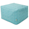 Majestic Home Goods SouthWest beltéri-kültéri puff, 27 in L x 27 in W x 17 in H