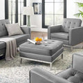 Loft Kapitone Suni Deri Puf