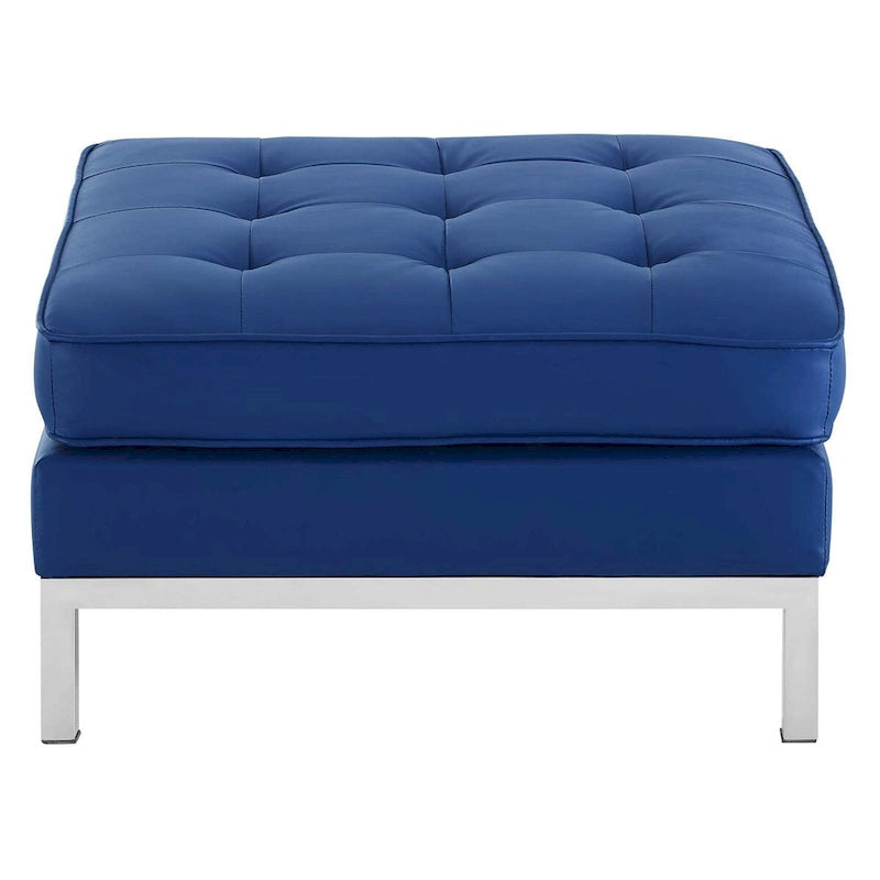 Loft Kapitone Suni Deri Puf