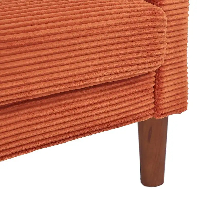 Kanapa, sofa i dwuosobowa sofa z sztruksu, mebel z 2 poduszkami do salonu i sypialni