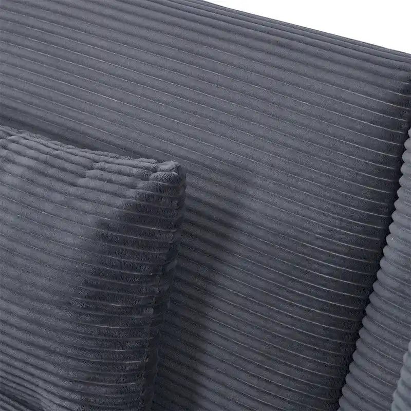 Kanapa, sofa i dwuosobowa sofa z sztruksu, mebel z 2 poduszkami do salonu i sypialni