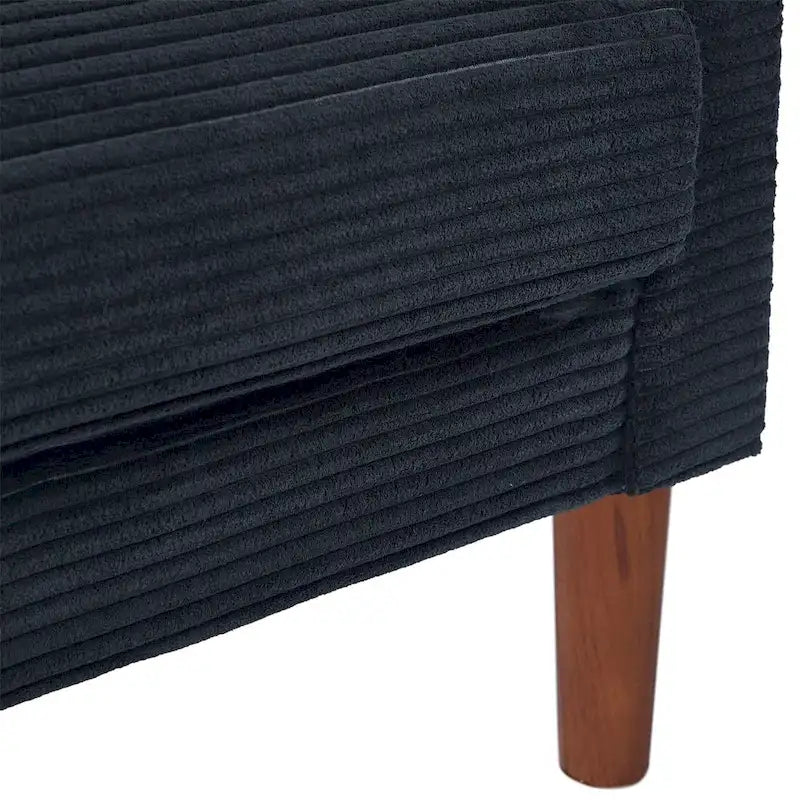 Kanapa, sofa i dwuosobowa sofa z sztruksu, mebel z 2 poduszkami do salonu i sypialni