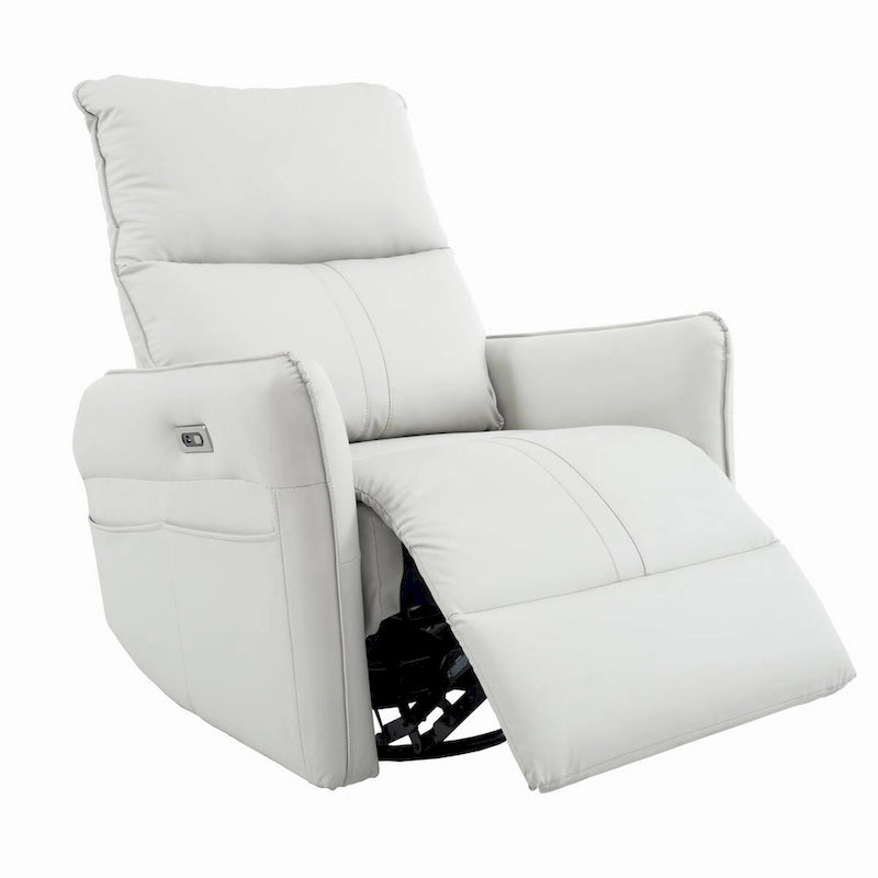 MERAX 270 elektrischer drehbarer Schaukelrecliner mit USB-Anschlüssen