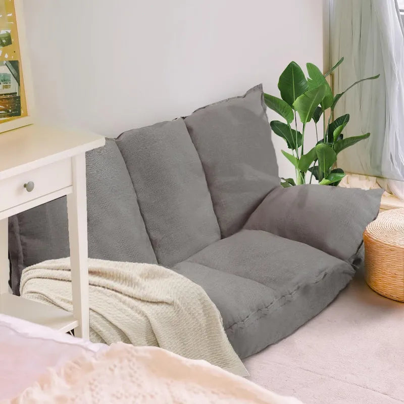 Modernes bequemes Lazy-Sofa, niedliche Futon-Sets, verstellbares Schlafsofa