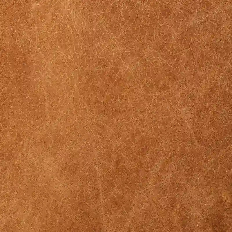 Poltrona lounge Rowan di Poly & Bark — vera pelle italiana pieno fiore