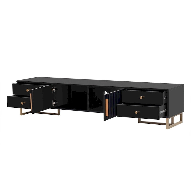 Moderner TV-Ständer, über 65 Zoll, mit Stauraum für das Wohnzimmer