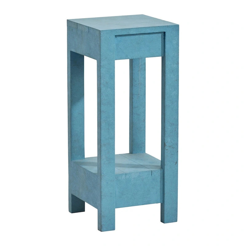 Rustikaler Beistelltisch aus Massivholz im Landhausstil, Sofatisch – 11 W x 26 H