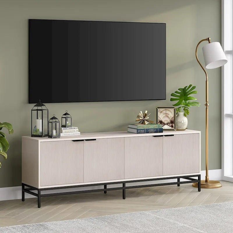 Mobile TV rettangolare Montello per televisori fino a 78" — larghezza 70"