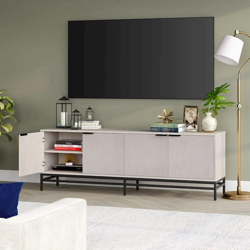 Mobile TV rettangolare Montello per televisori fino a 78" — larghezza 70"