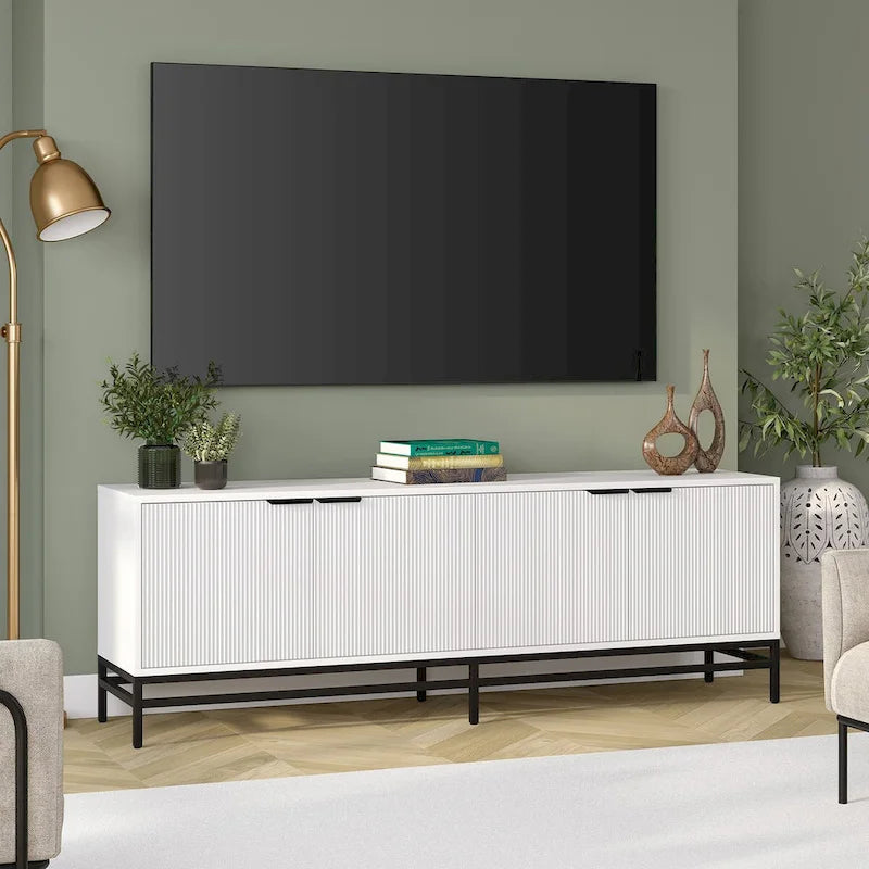 Mobile TV rettangolare Montello per televisori fino a 78" — larghezza 70"