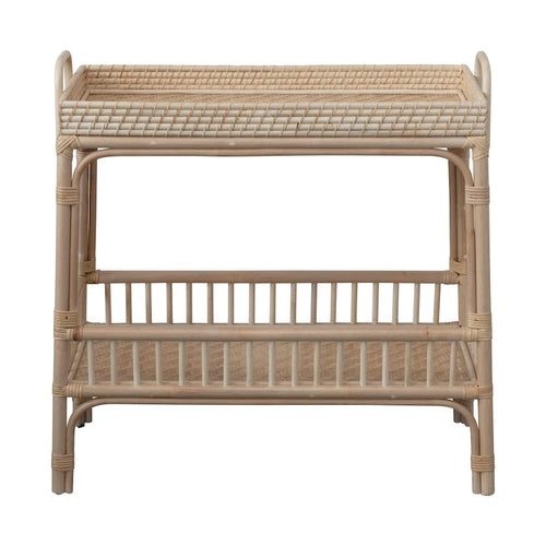 2-Tier Rattan Bar Storage Tray