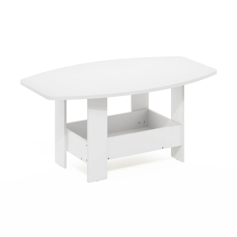 Einfach gestalteter Couchtisch mit Stauraumfach von Furinno, Espresso
