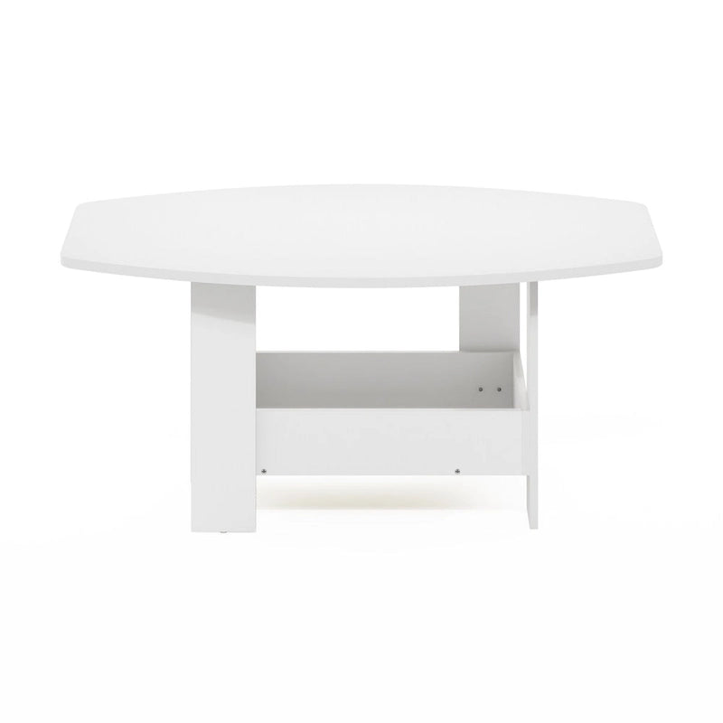 Einfach gestalteter Couchtisch mit Stauraumfach von Furinno, Espresso