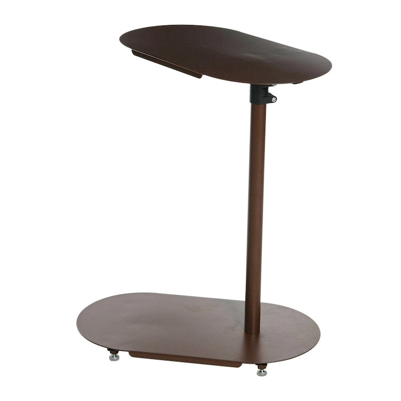 Table d’appoint moderne réglable en forme de C – 20.0L x 11.0W x 32.0H