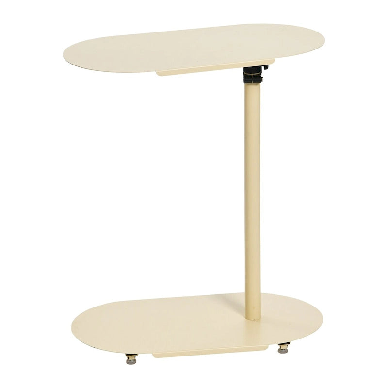 Table d’appoint moderne réglable en forme de C – 20.0L x 11.0W x 32.0H
