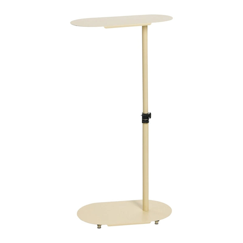 Table d’appoint moderne réglable en forme de C – 20.0L x 11.0W x 32.0H