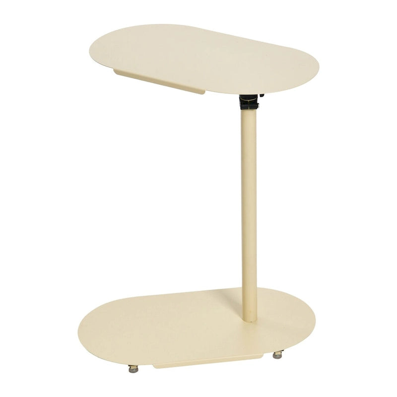 Table d’appoint moderne réglable en forme de C – 20.0L x 11.0W x 32.0H