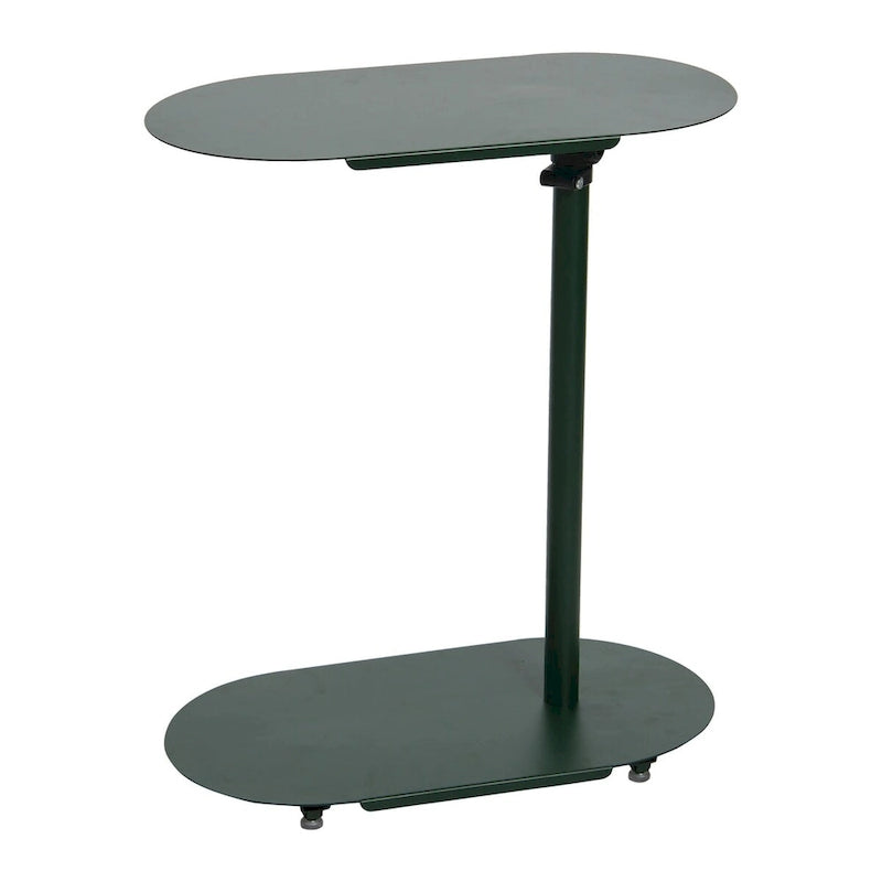 Table d’appoint moderne réglable en forme de C – 20.0L x 11.0W x 32.0H