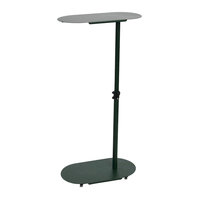 Table d’appoint moderne réglable en forme de C – 20.0L x 11.0W x 32.0H