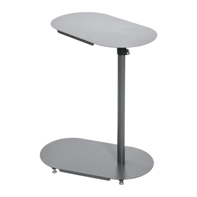 Table d’appoint moderne réglable en forme de C – 20.0L x 11.0W x 32.0H