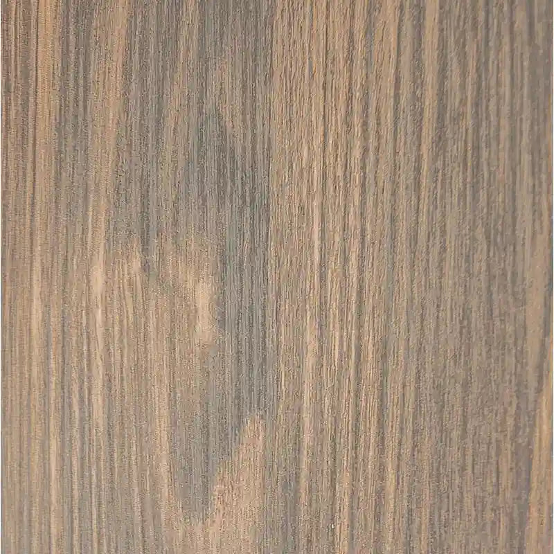 Tavolo da pranzo Sie da 48 pollici, piano rotondo con bordino decorativo a borchie e ripiano, legno nero