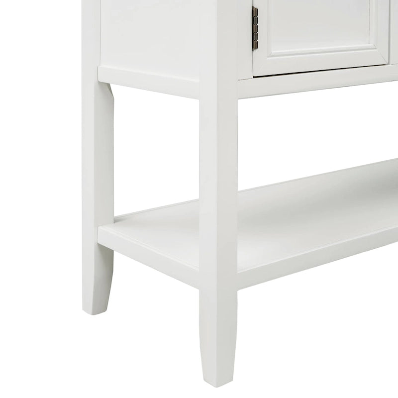 Vintage Buffet Sideboard Console Table with Bottom Shelf