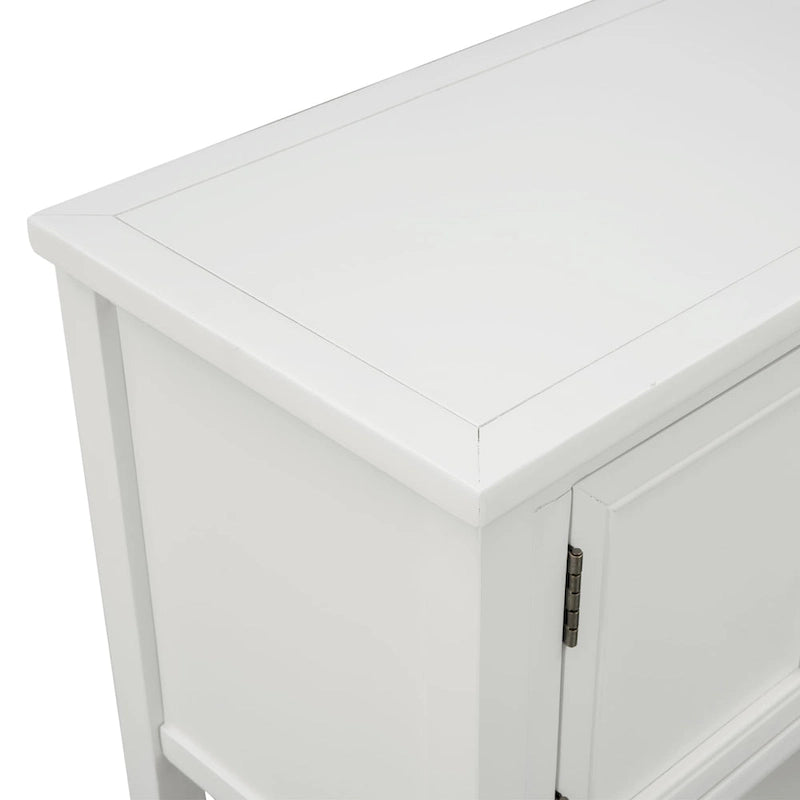 Vintage Buffet Sideboard Console Table with Bottom Shelf