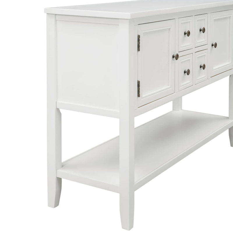 Vintage Buffet Sideboard Console Table with Bottom Shelf