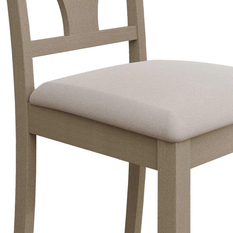 Ensemble de salle à manger en bois CraftPorch mi-siècle, 5 pièces