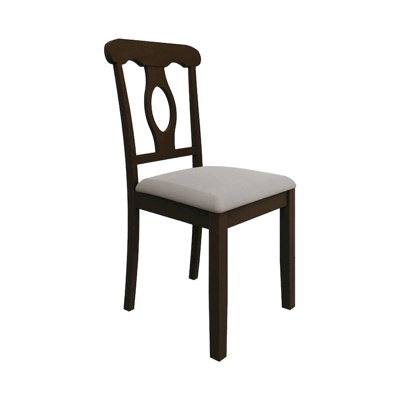 Ensemble de salle à manger en bois CraftPorch mi-siècle, 5 pièces