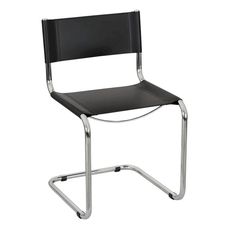 Breuer Chair Company Mart Stam konzolos oldalszék krómozott vázzal (többféle műbőr színben)