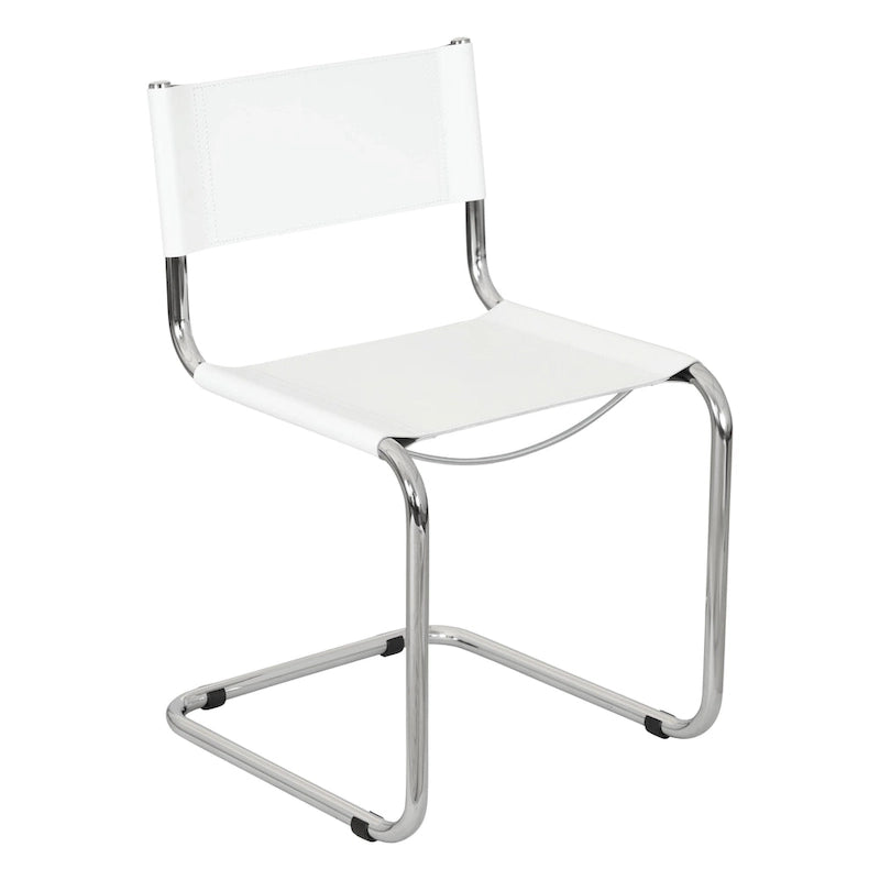 Breuer Chair Company Mart Stam konzolos oldalszék krómozott vázzal (többféle műbőr színben)